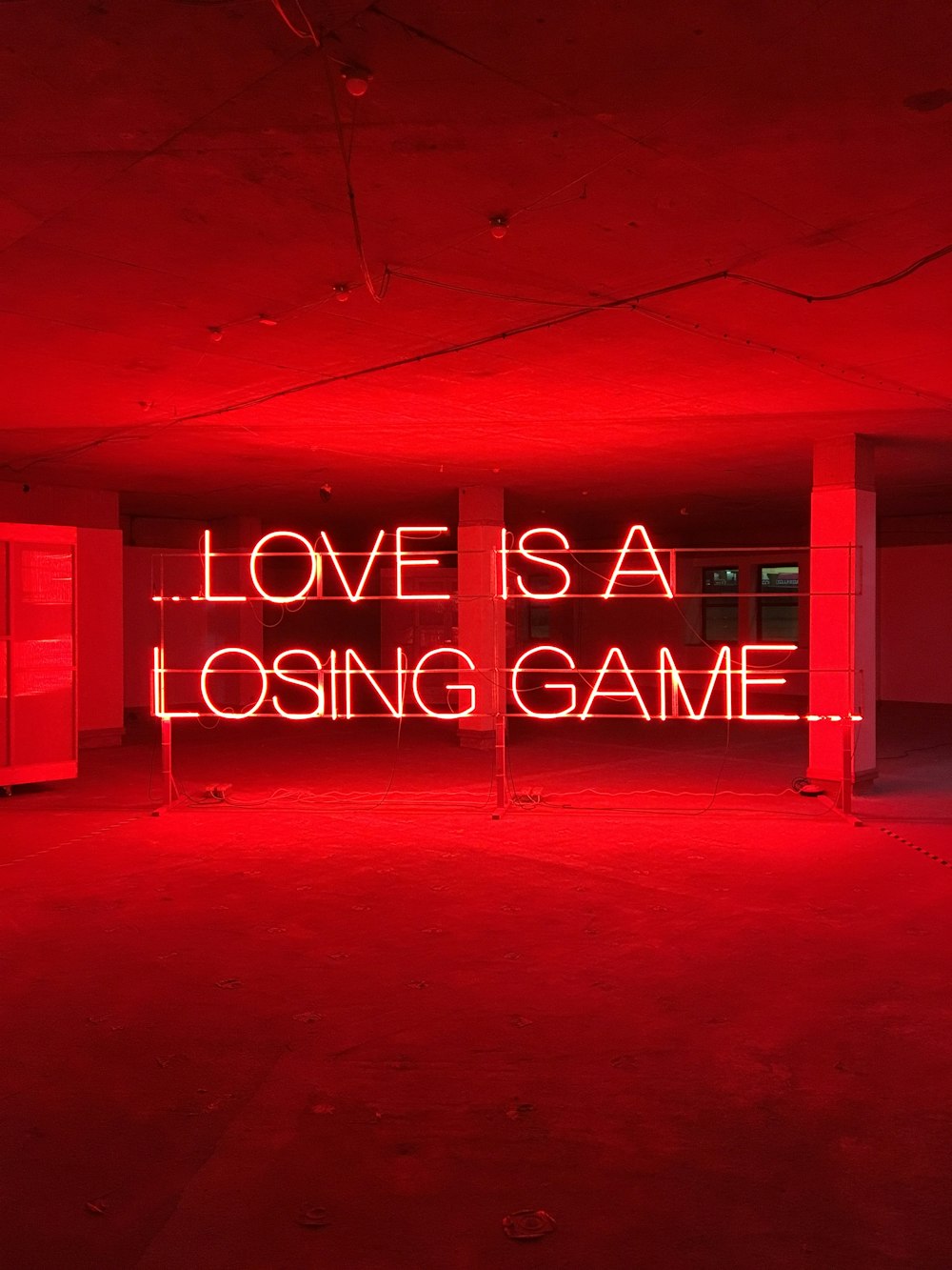L’amour est un jeu perdant texte