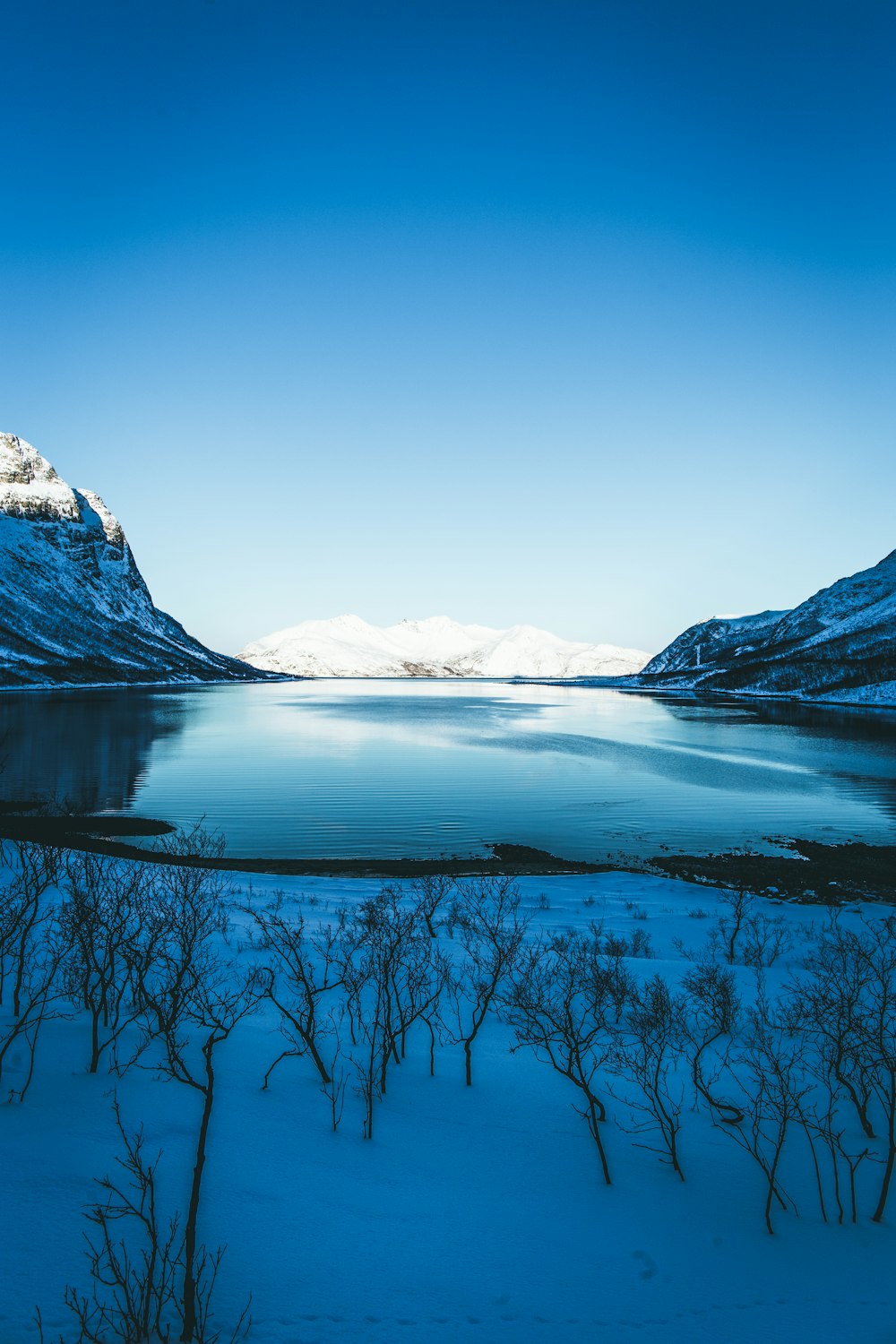 calm body of water during daytime