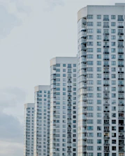 Modern residential buildings representing managed properties
