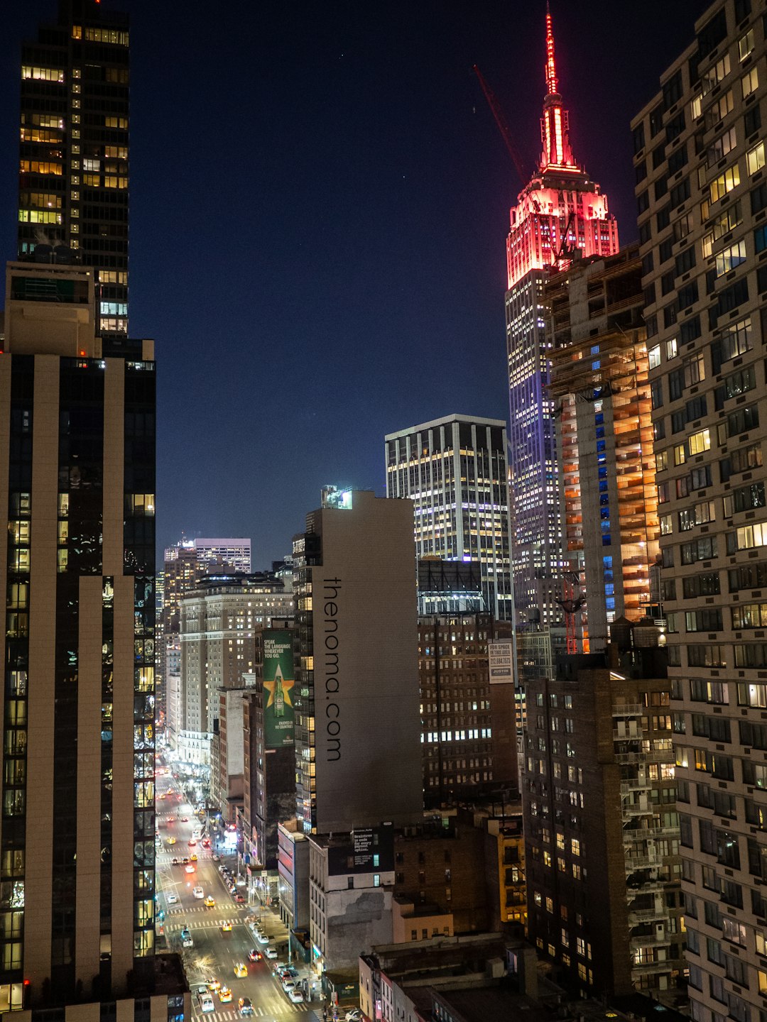 lighted building during nighttime