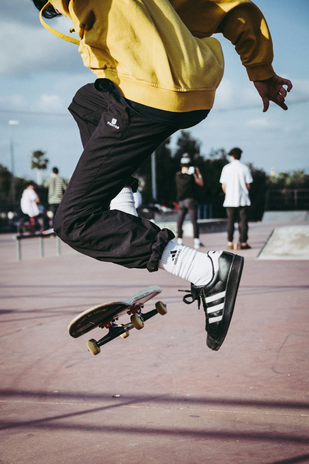 man playing skateboard