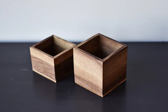 brown wooden box