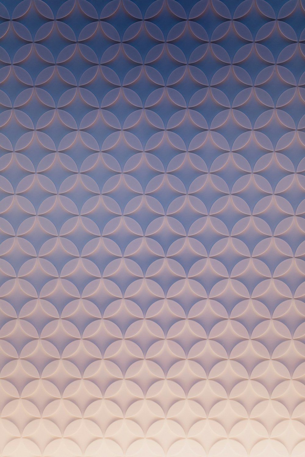 ein blau-weißer abstrakter Hintergrund mit Kreisen