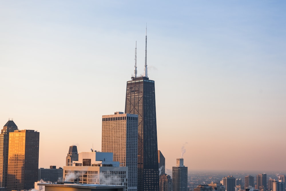 gray concrete buildings