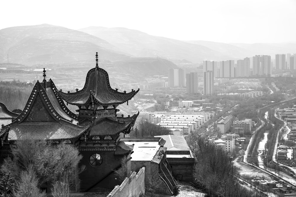 temple near city