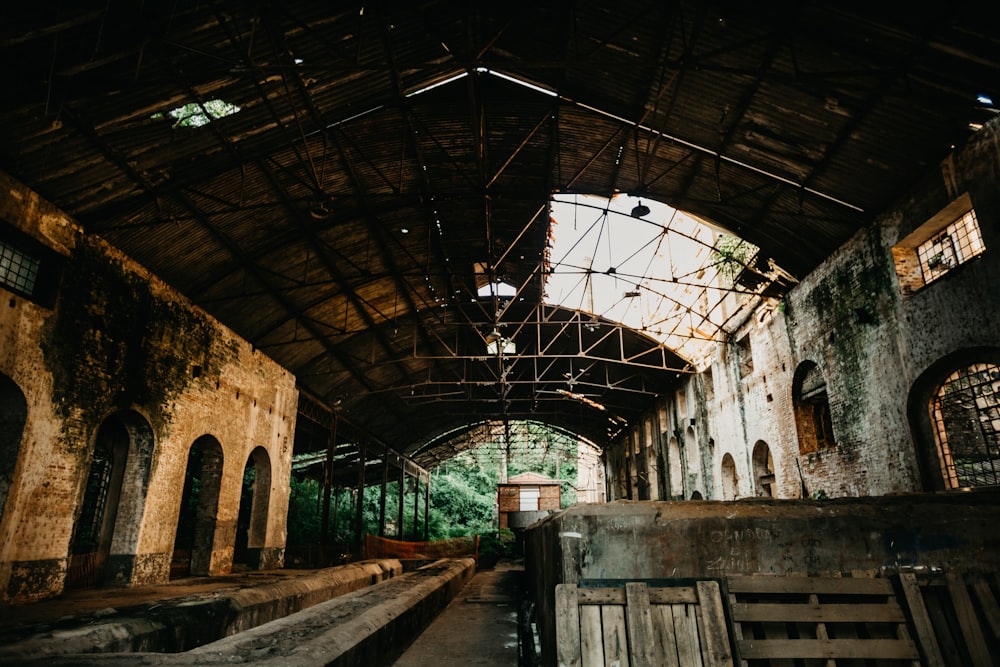 gray concrete building interior