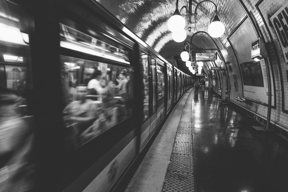 people inside train