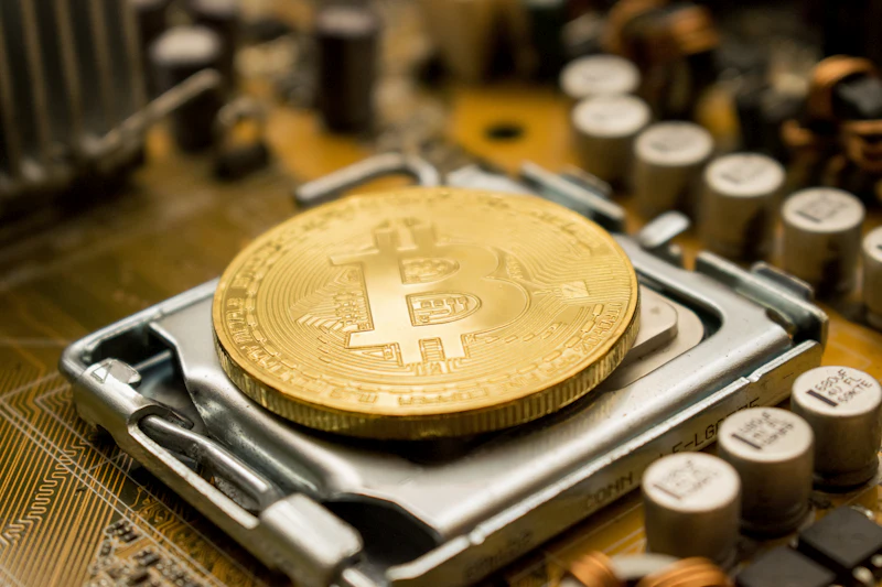 A Bitcoin coin