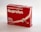 A red box of Sainsbury's Healthcare Ibuprofen is displayed, featuring large white lettering indicating 'Ibuprofen' and '200mg capsules' along with an illustration of a capsule. The label also mentions 'Effective pain relief' and the box contains 16 capsules.
