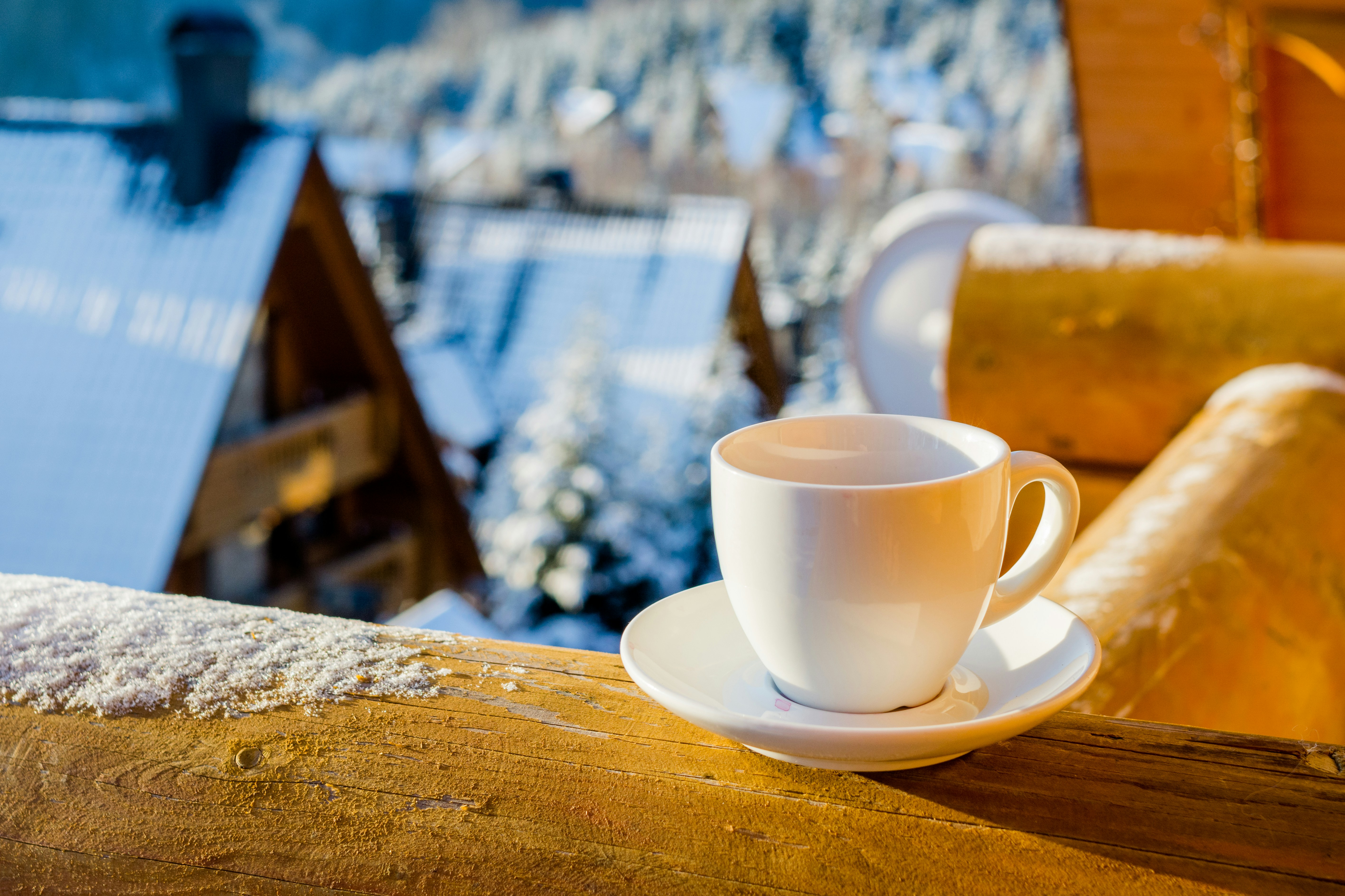 따뜻한 차와 생강