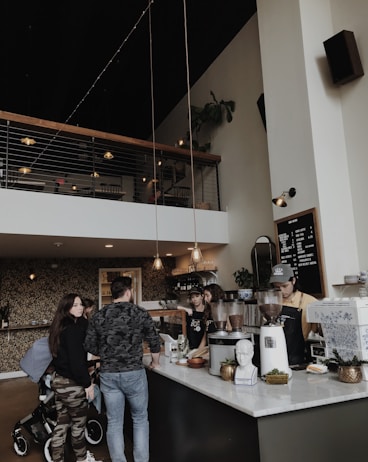 people inside coffee shop