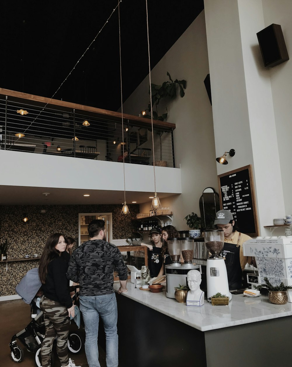 people inside coffee shop