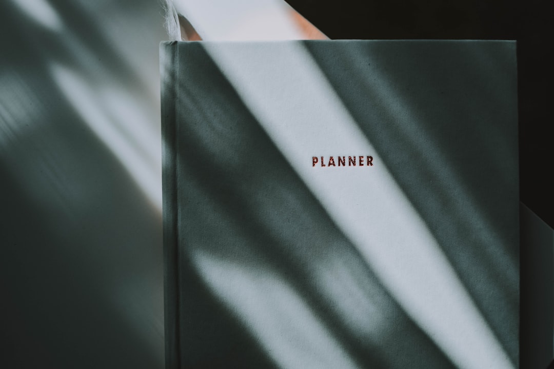 closed Planner book