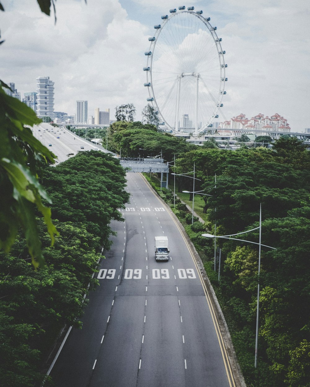 vehicle on road