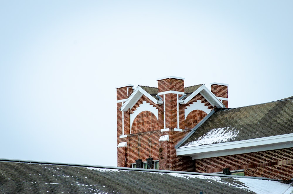 brown brick castle