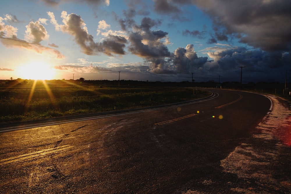 asphalt road