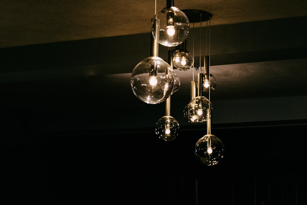 globe glass pendant ceiling lamp