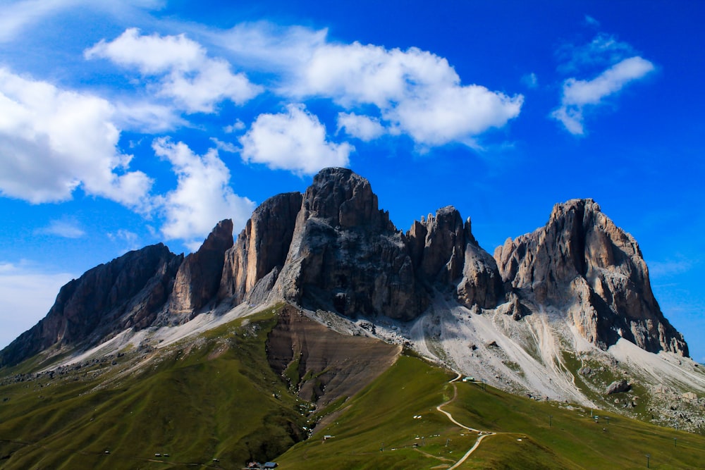 gray cliff during daytime