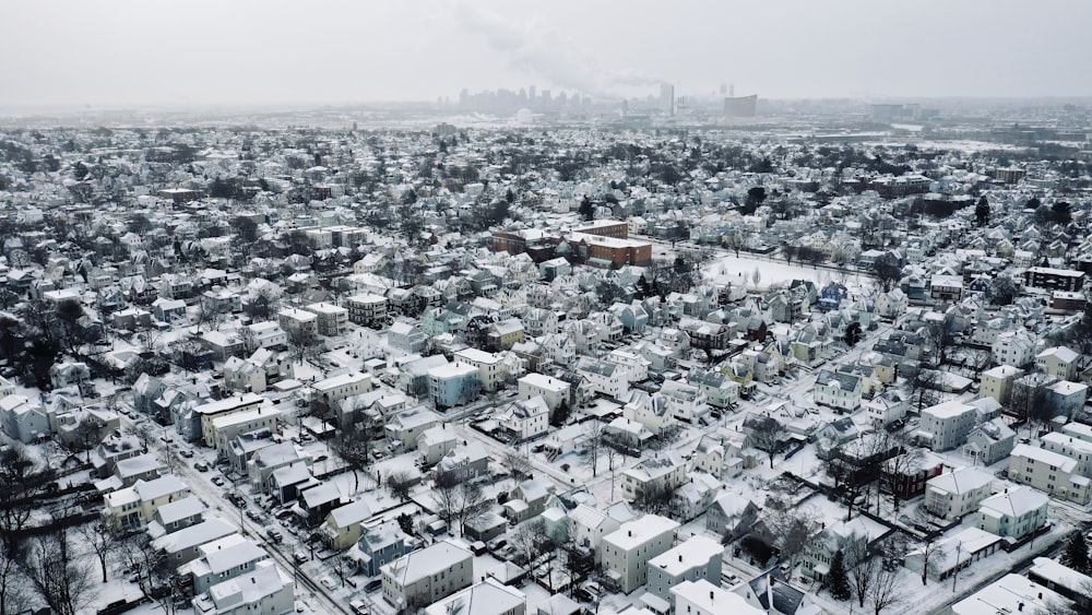 city building aerial view photo