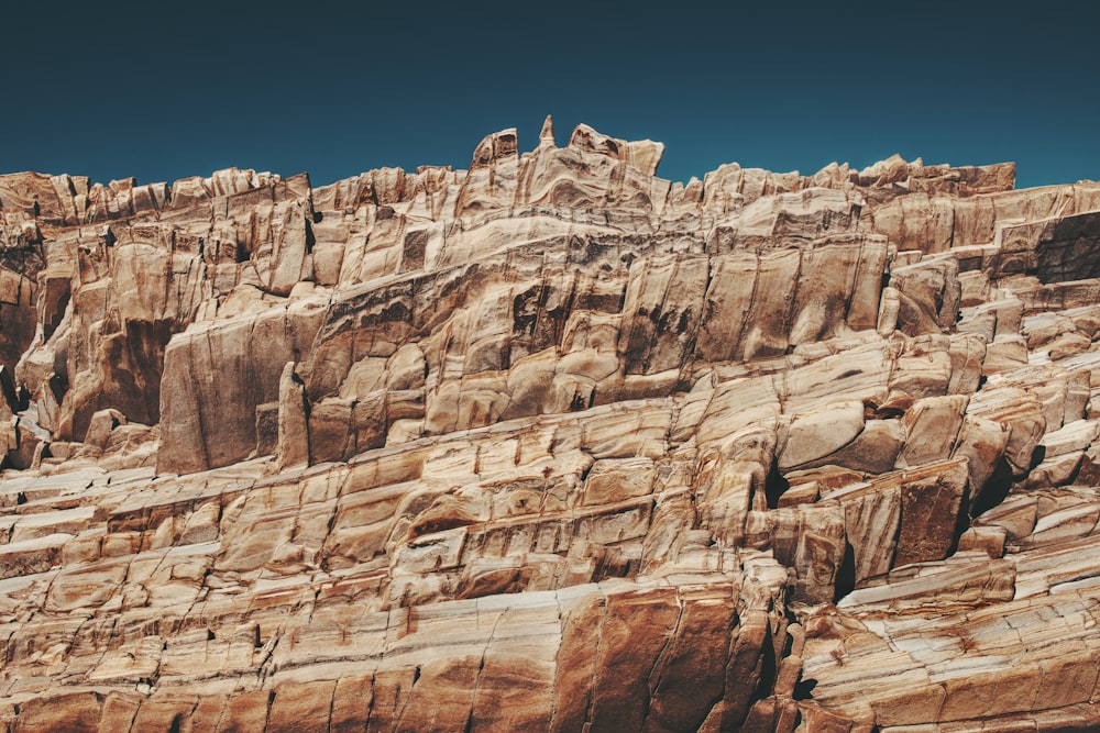 brown rock formation during daytime