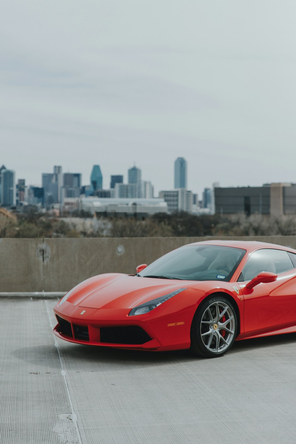 red coupe