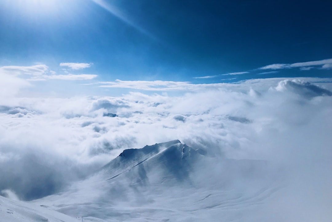 Summit photo spot Sadzele Lift გერგეტის სამება