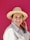 smiling woman standing