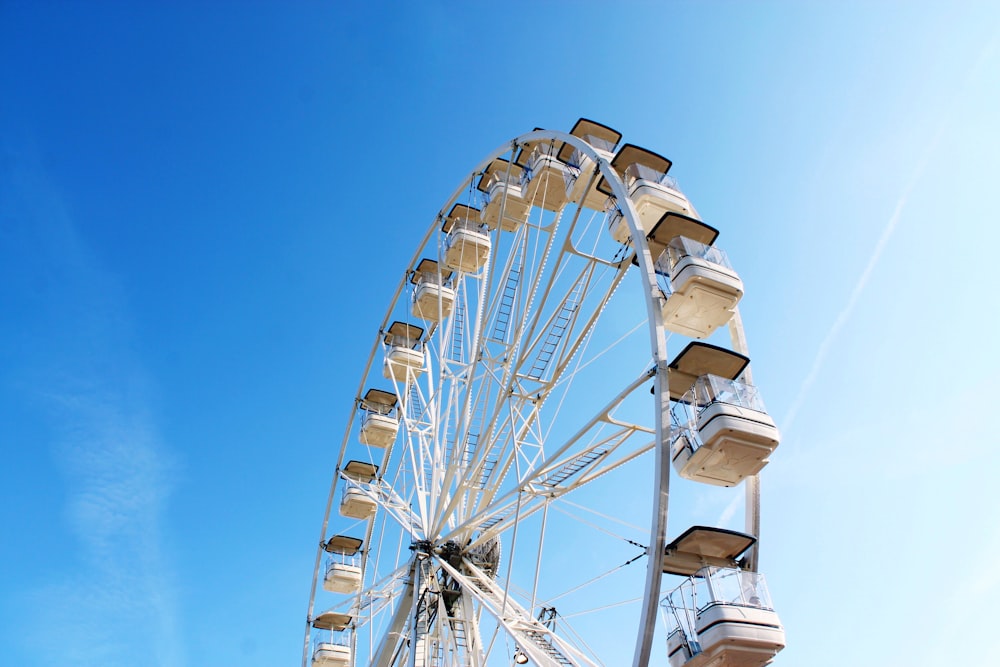 low-angle photography of Ferris wheel