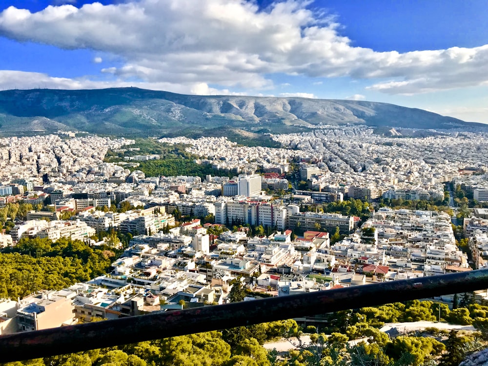 aerial view photography of city skyline