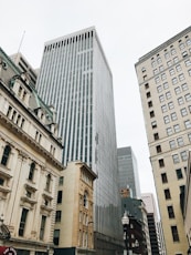high rise city buildings