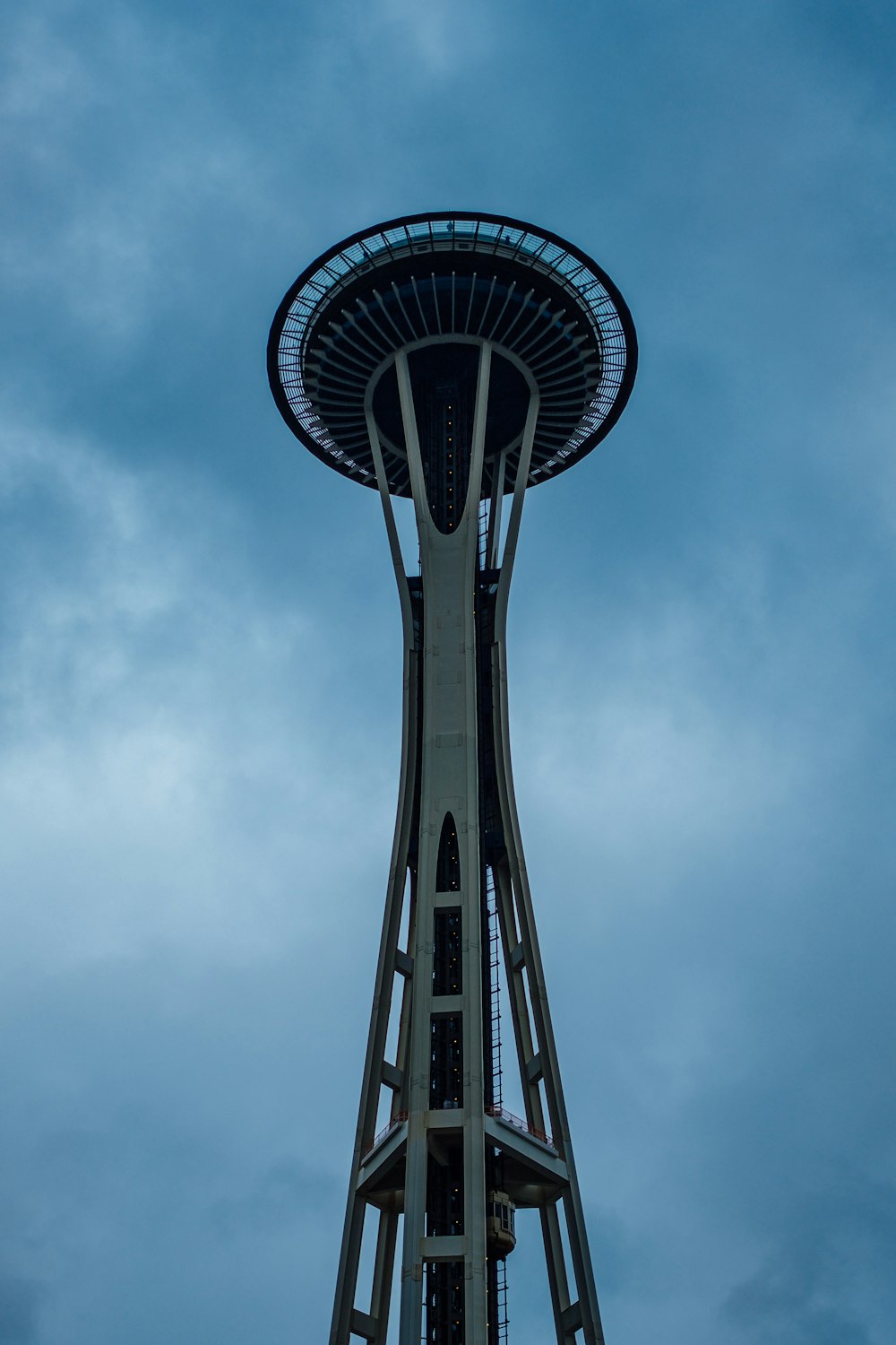 low angle photo of space needle