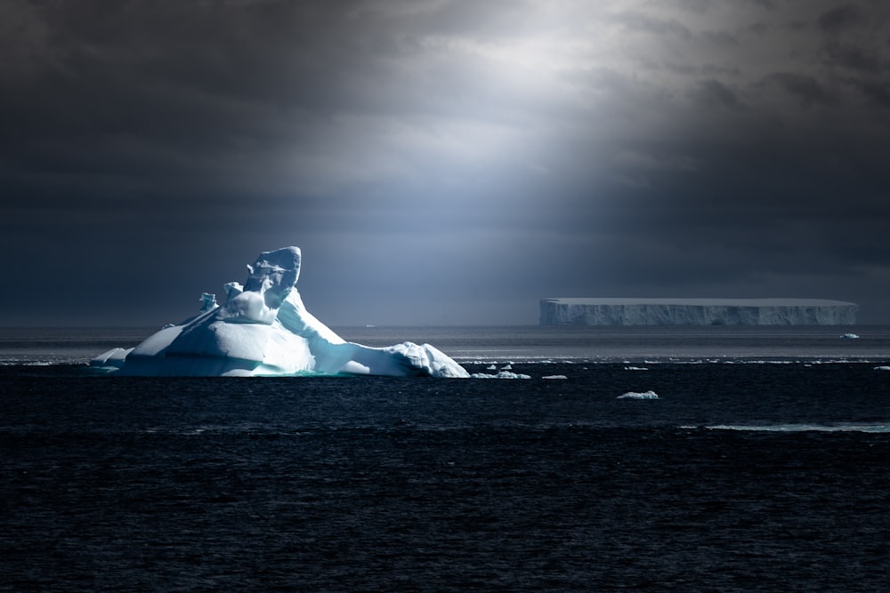 iceberg on water