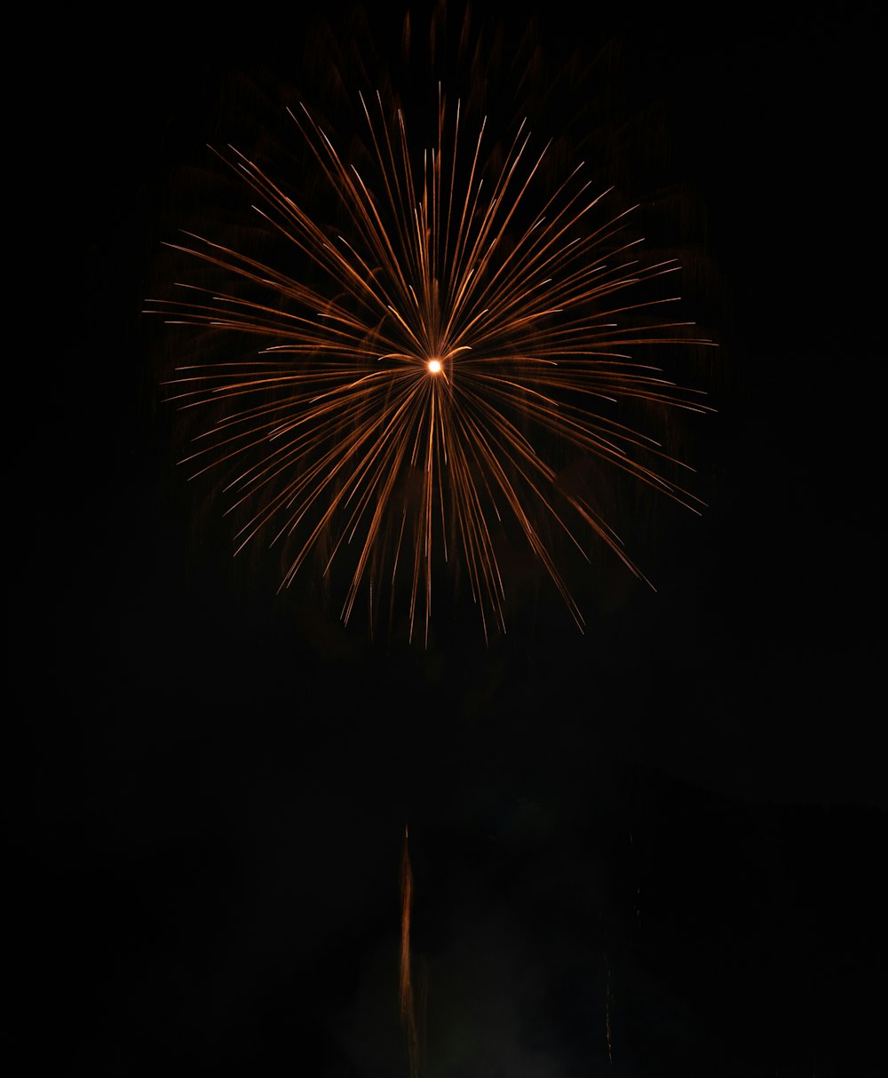 red fireworks display