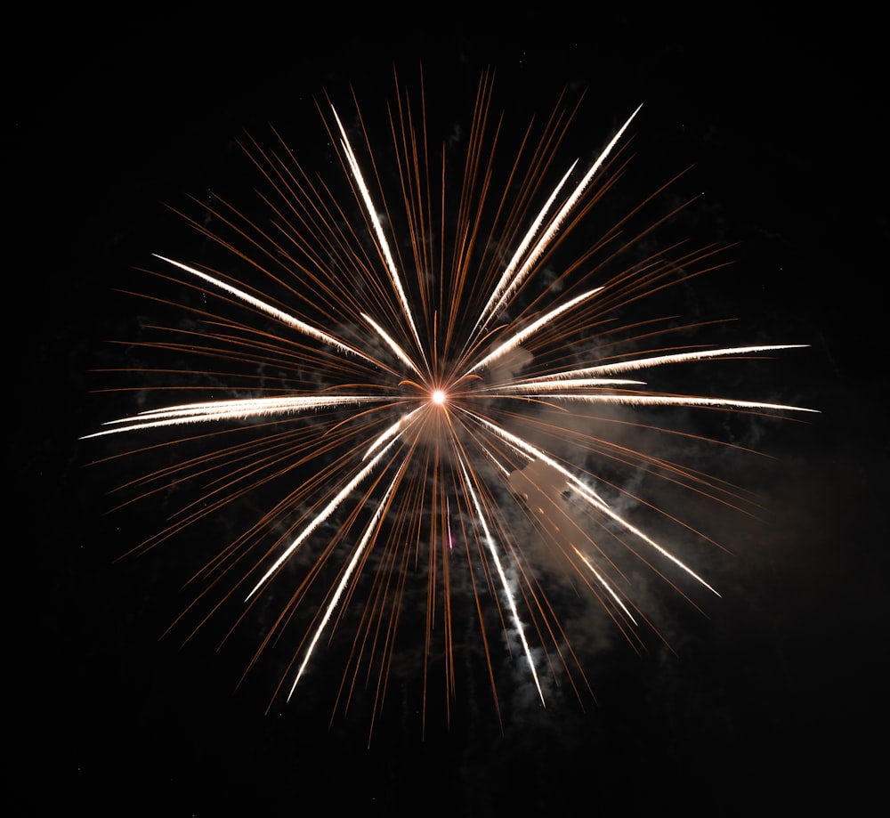 brown fireworks