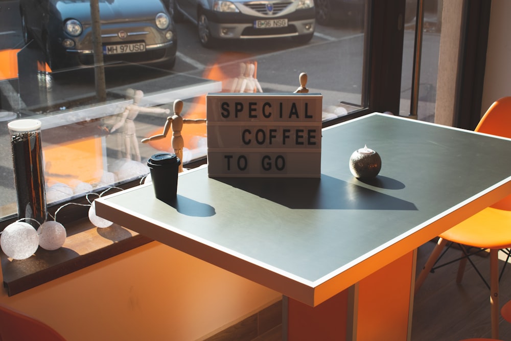 gray wooden board on table