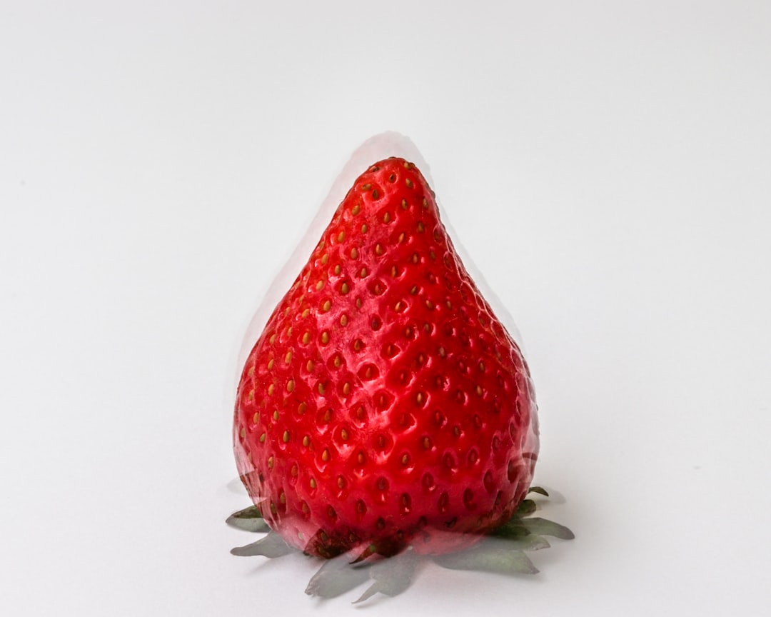 strawberry fruit on white background