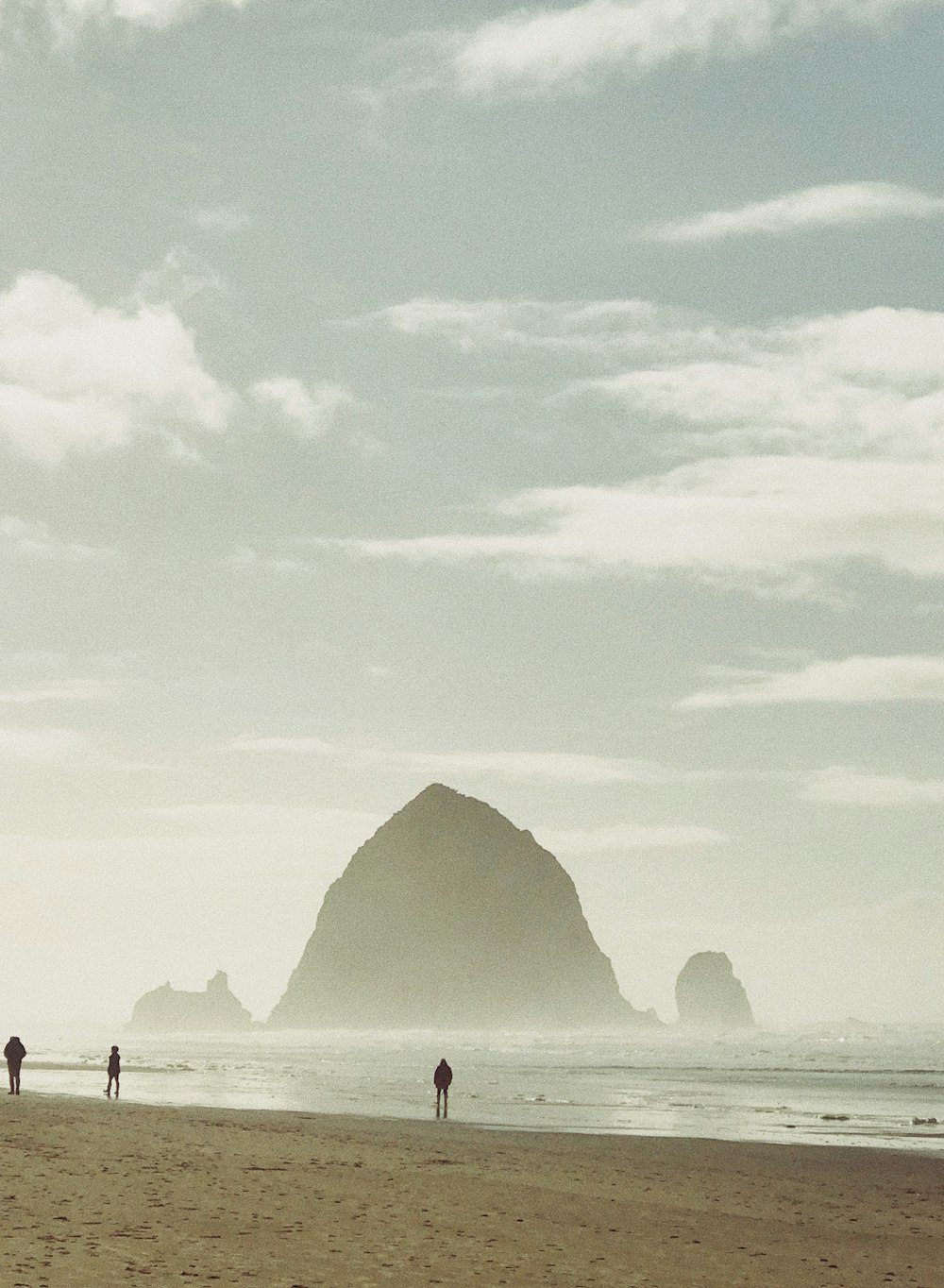 person standing on beach during daytime