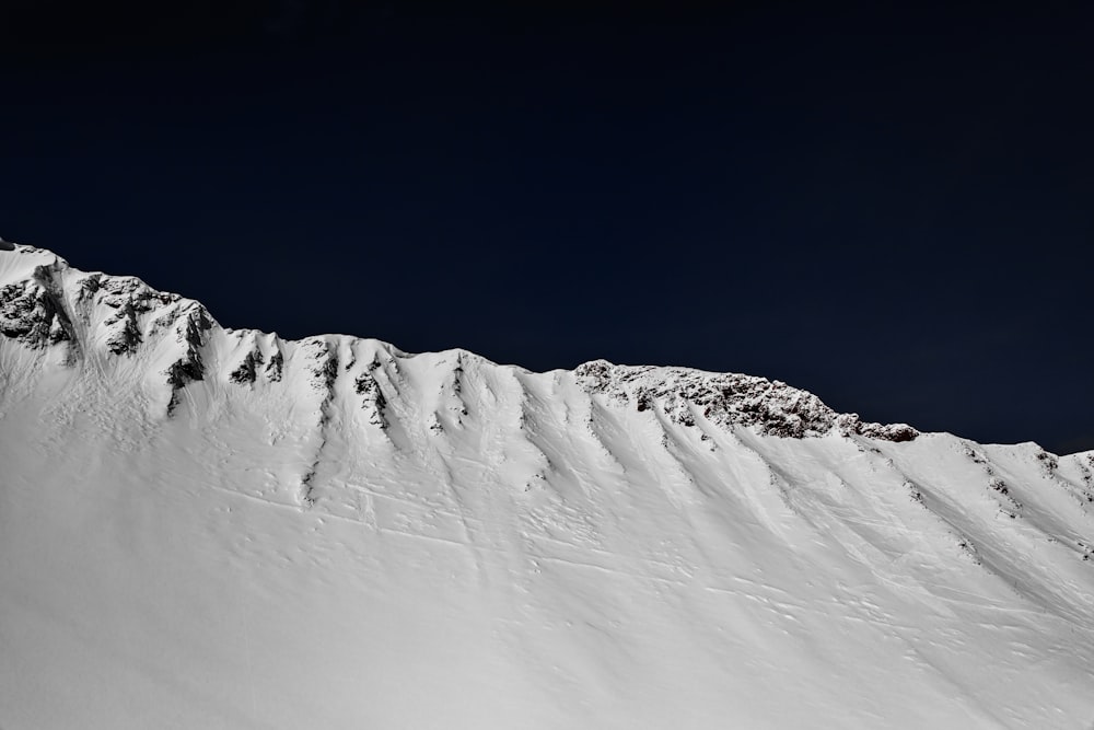 snow capped mountain