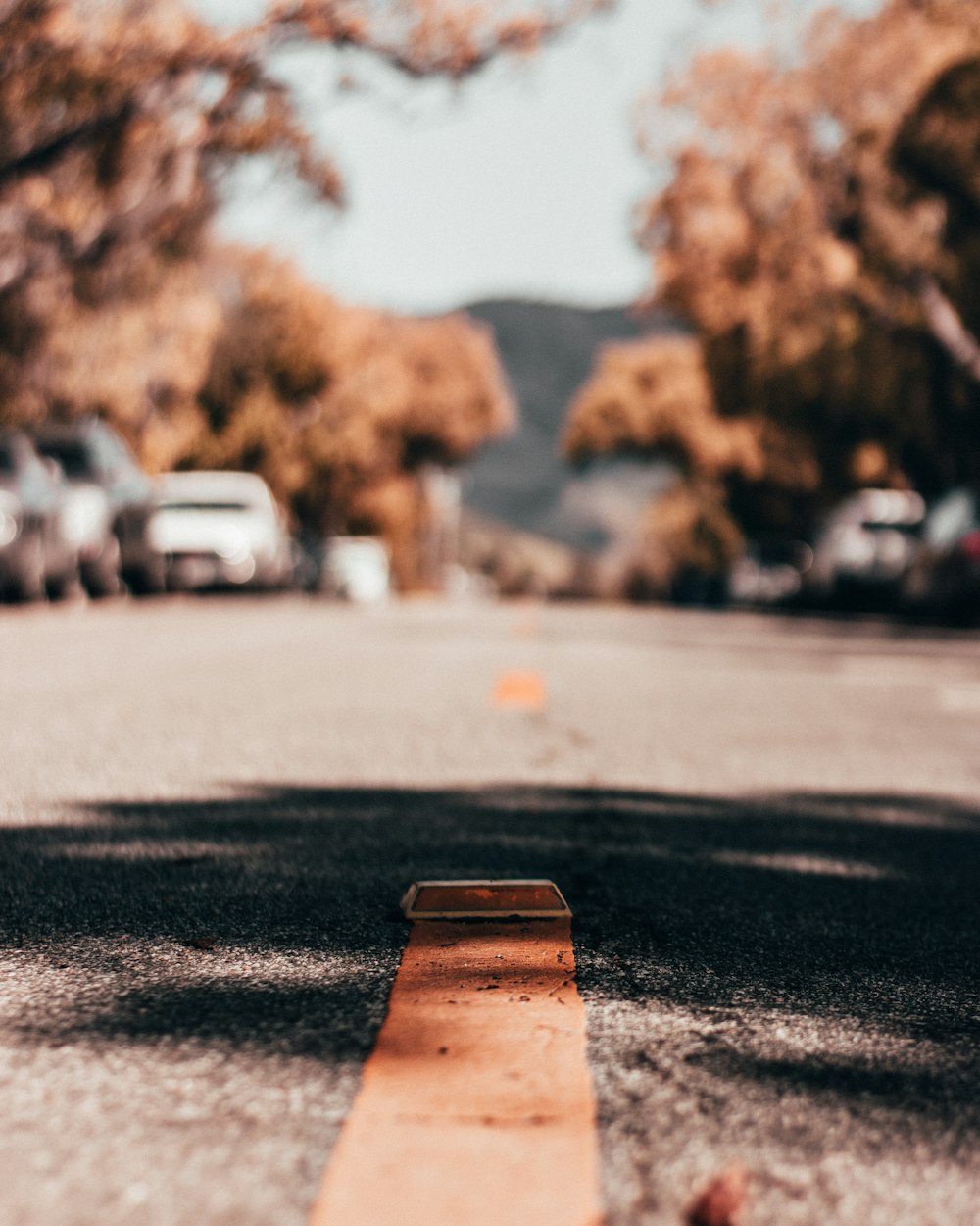 gray asphalt road