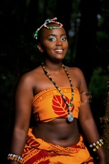 woman standing outdoor