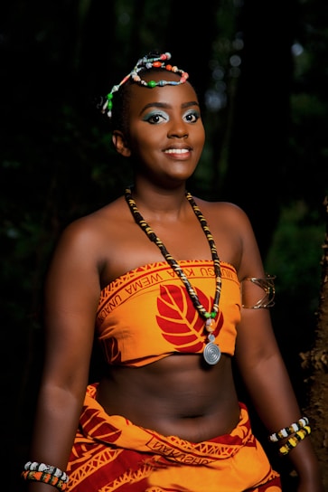 woman standing outdoor