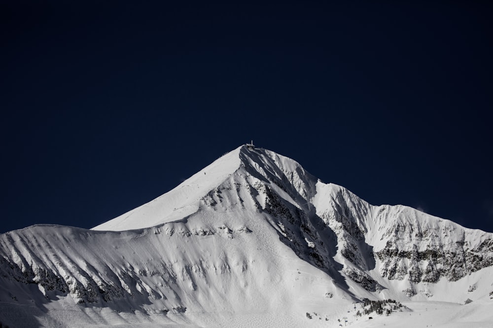 snow-covered mountain