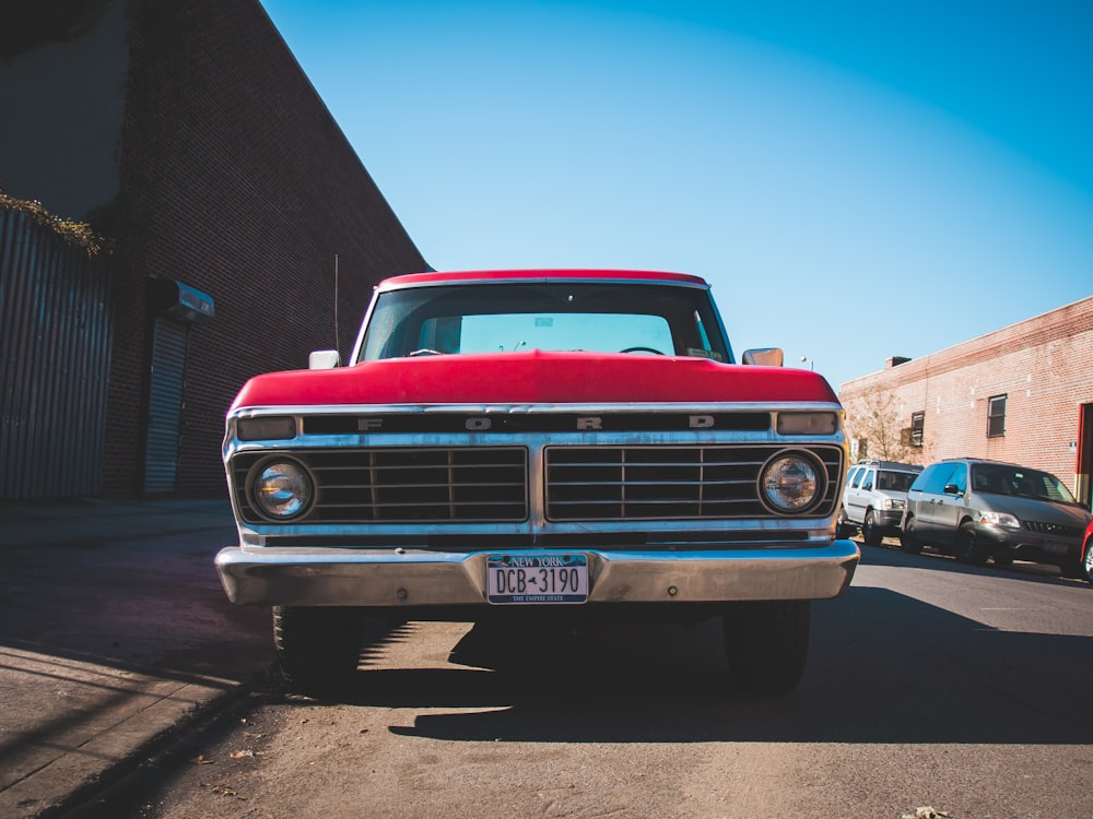 Red Ford Crew CAb