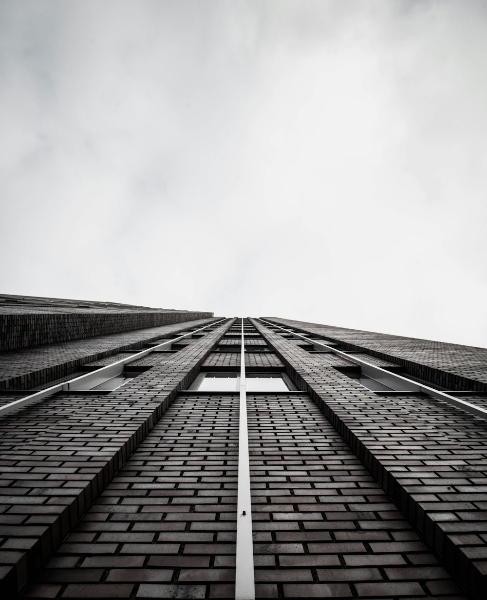 low angle photography of building