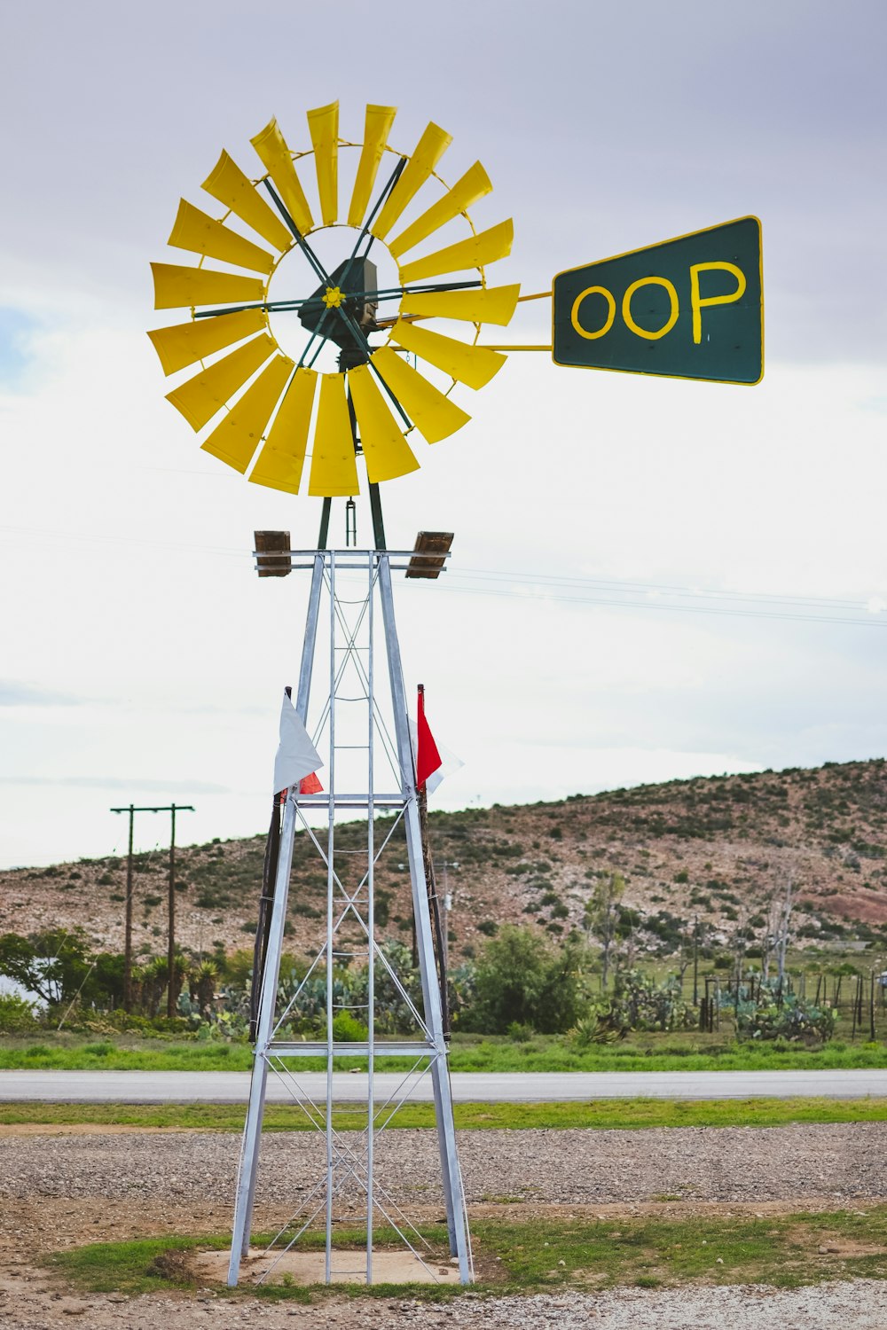 yellow windmill