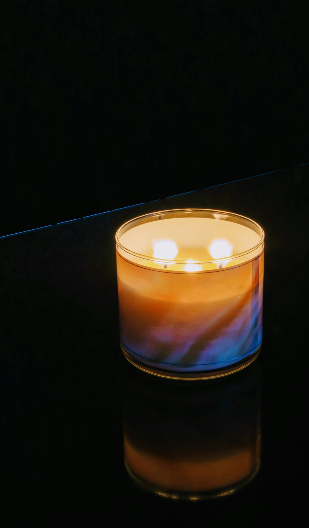 lighted candle