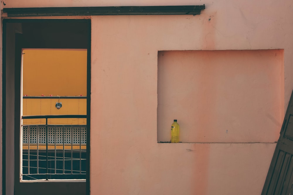 pink concrete building