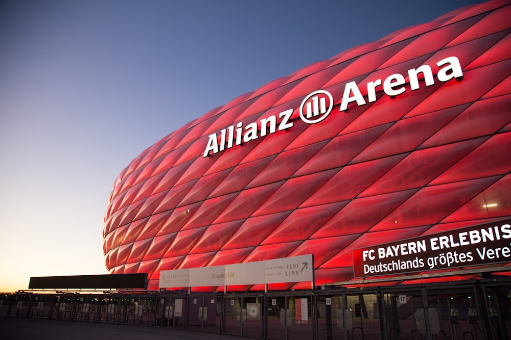 red Allianz arena