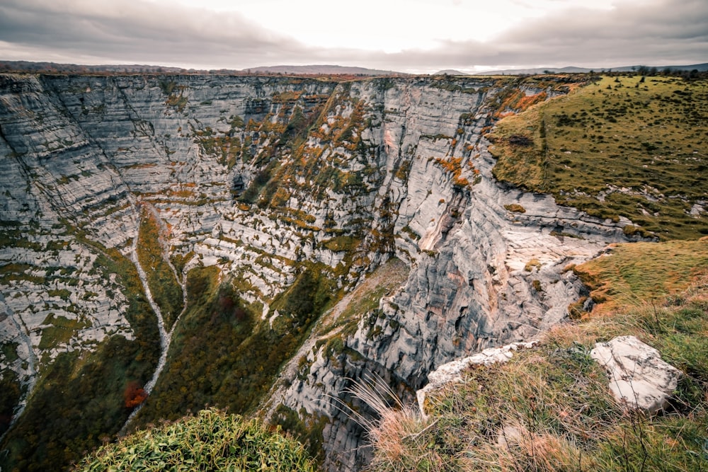 gray and green mountains