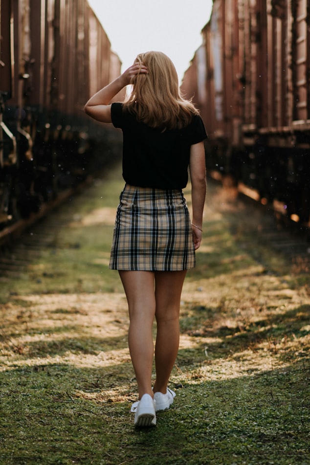 Lace Plaid Midi Skirt | 55 DIY Clothing Ideas You Can Sew All Year Round